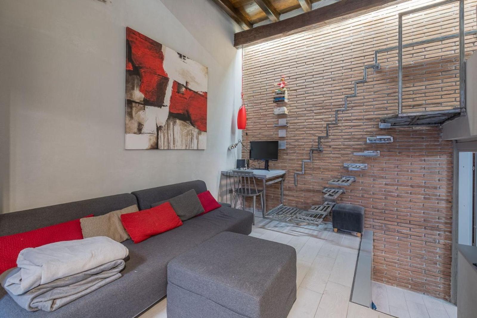 Spagna Square 200Mt - Loft 4Px - Center Rome - Private Access - Piazza Del Popolo Eksteriør billede